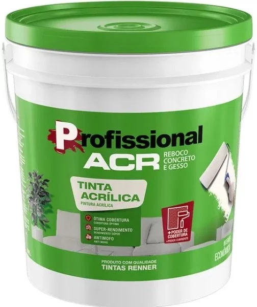 Tinta Acr Prof Renner Fosco Branco L S O Jorge