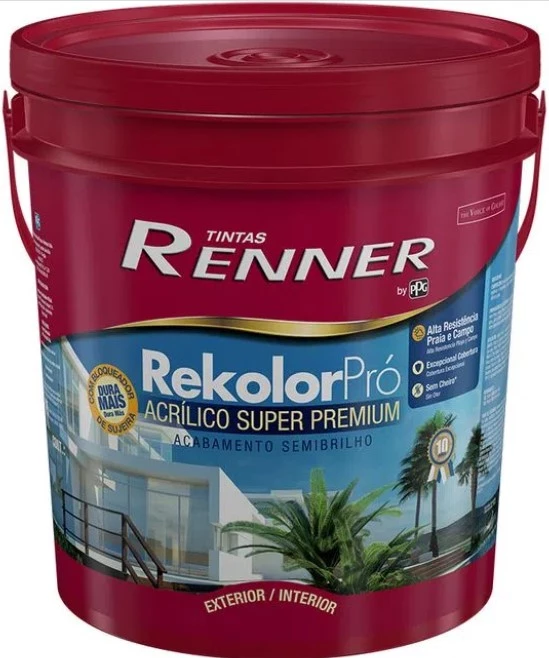 Base Tinta Acr Rekolor Pro Renner S/b Intensa 16l - São Jorge